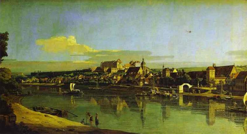 Bernardo Bellotto Pirna Seen from the Right Bank of the Elbe China oil painting art
